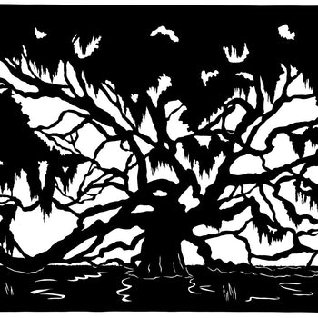 "Angel Oak" by Clay Rice  (8x10 Print With Frame)