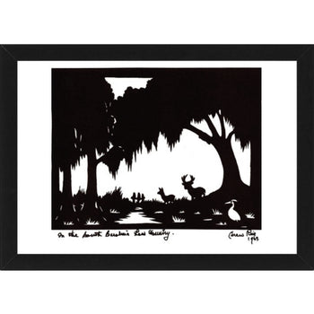 "In The South Carolina Lowcountry" by Carew Rice (8x10 Print With Frame)