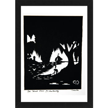 "Sea Island" by Carew Rice (8x10 Print With Frame)