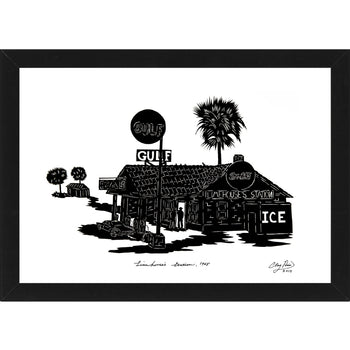 "Limehouse Station" by Clay Rice  (8x10 Print With Frame)