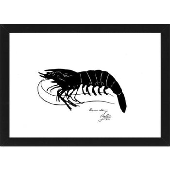 "Shrimp" by Clay Rice  (8x10 Print With Frame)