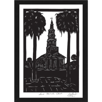 "St. Michaels" by Clay Rice  (8x10 Print With Frame)