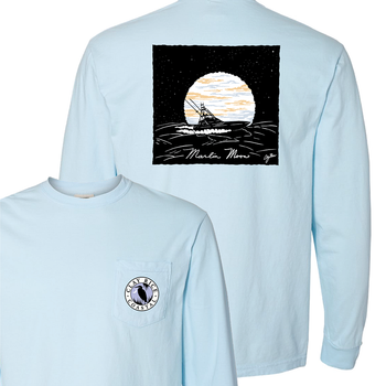 "Marlin Moon" Long Sleeve T-Shirt