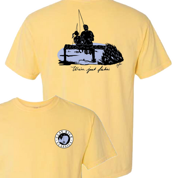 "We're Just Fishin" Short Sleeve Children's T-Shirt