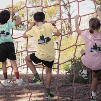 "We're Just Fishin" Short Sleeve Children's T-Shirt