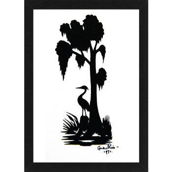 "Heron" by Carew Rice (8x10 Print With Frame)