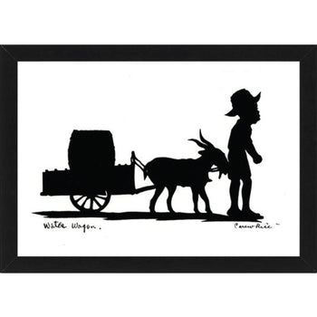 "Water Wagon" by Carew Rice (8x10 Print With Frame)