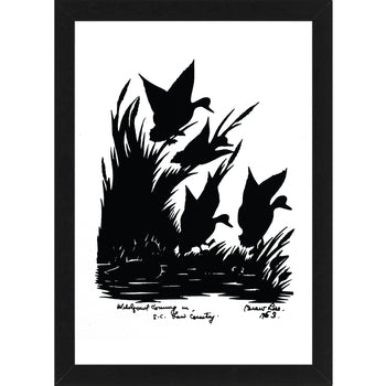 "Wildfowl" by Carew Rice (8x10 Print With Frame)