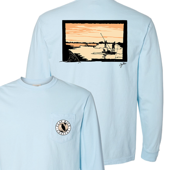 "Fishin' The Flats" Long Sleeve T-Shirt
