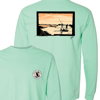 "Fishin' The Flats" Long Sleeve T-Shirt