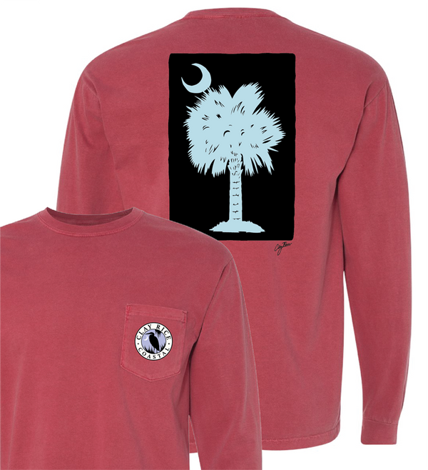 Palmetto Moon Long Sleeve T-Shirt - Clay Rice Galleries