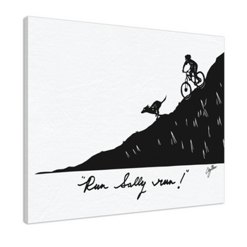 "Run Sally Run" Canvas
