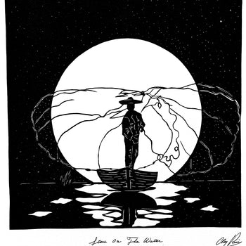 "Stars on the Water" by Clay Rice  (8x10 Print With Frame)